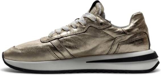 Philippe Model Dames Sneakers Paris Tyld M001 Metal Or Goud Geel Dames