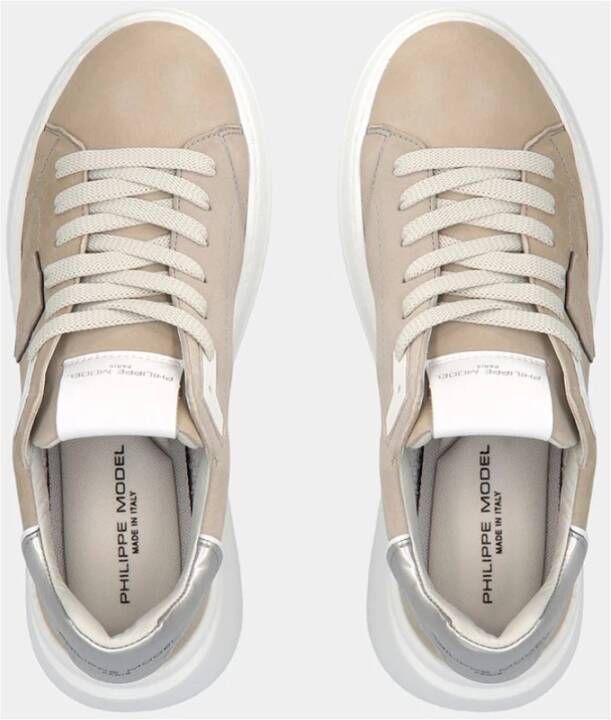 Philippe Model Lage Dames Sneakers Tres Temple Grijs Dames