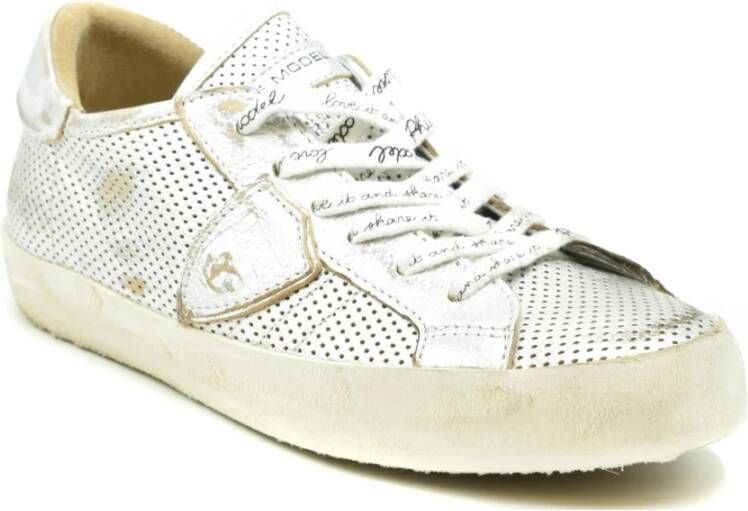 Philippe Model Lage Top Sneakers Grijs Dames