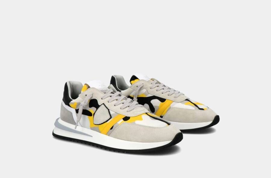 Philippe Model Tropez 2.1 Camouflage Sneakers Grijs Heren
