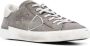 Philippe Model Grijze Leren Sneakers met Logo Patch Gray Heren - Thumbnail 2