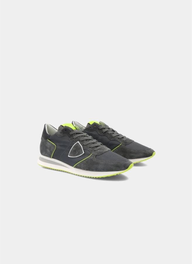 Philippe Model Trpx Lage Herensneakers Grijs Heren