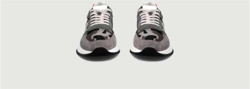 Philippe Model Tropez 2.1 Suède Sneakers Grijs Heren