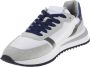 Philippe Model Tropez 2.1 Low Mondial Pop Wit Blauw Sneakers White Heren - Thumbnail 4