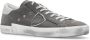 Philippe Model Antraciet Lage Sneakers met Spiegelende Inzetstukken Gray Heren - Thumbnail 11