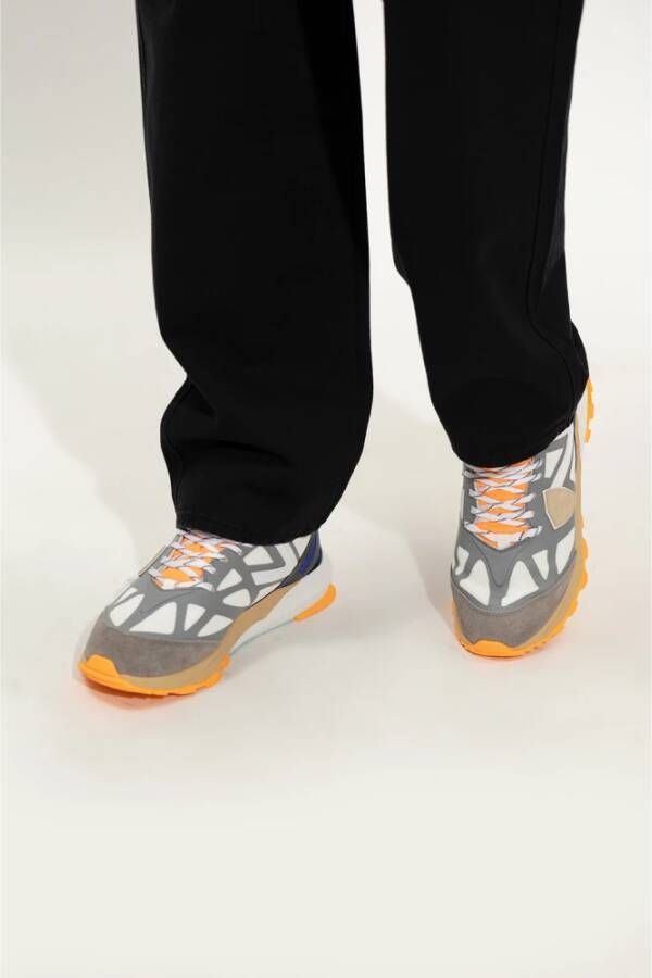 Philippe Model Paris Sneakers met logopatch Grijs - Foto 8