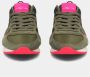 Philippe Model Bekijk hier de Tzld- Tropez X WN29 MONDIAL NEON-MILITAIRE van by SHUZ sneakers lage-sneakers dames WN29 MONDIAL NEON-MILITAIRE Suede Comb - Thumbnail 6