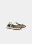 Philippe Model Camouflage Lage Heren Sneaker met Kleurrijk Design Bruin Heren - Thumbnail 2