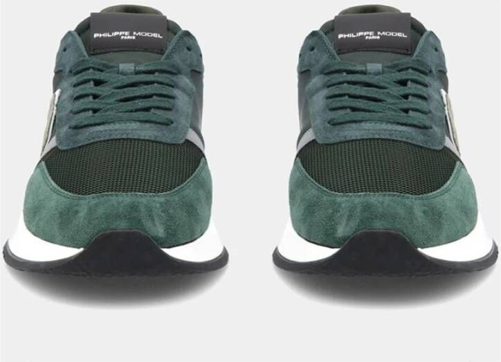 Philippe Model Tropez 2.1 Lage Herensneakers Groen Heren