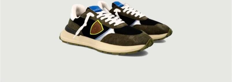 Philippe Model Antibes Hardloopschoenen Moderne Stijl MaxiHeren Comfort Groen Heren