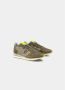 Philippe Model Groene Noos Sneakers met Contrasterend Hiel Detail Green Heren - Thumbnail 7