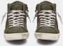 Philippe Model Groene hoge sneakers in verweerde stijl Green Heren - Thumbnail 3