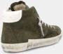 Philippe Model Groene hoge sneakers in verweerde stijl Green Heren - Thumbnail 5