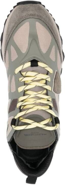 Philippe Model Rocx Leren Sneakers Groen Heren