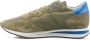 Philippe Model Blauw Groen Nylon Leren Sneakers voor Heren Green Heren - Thumbnail 9