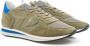 Philippe Model Blauw Groen Nylon Leren Sneakers voor Heren Green Heren - Thumbnail 10