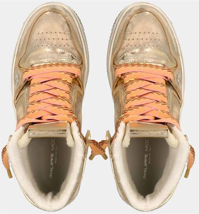 Philippe Model The Great Hoge Top Sneakers Beige Dames