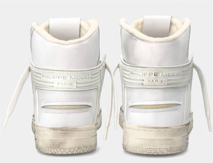 Philippe Model La Grande High Sneakers Iconische jaren 80 en 90 stijl Wit Heren