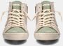 Philippe Model Verweerde Leren High Top Sneakers Multicolor Heren - Thumbnail 3