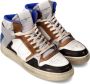 Philippe Model Urban Blauw Witte Sneakers Multicolor Heren - Thumbnail 3