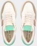 Philippe Model Leren Vetersneakers voor Dames White Dames - Thumbnail 4