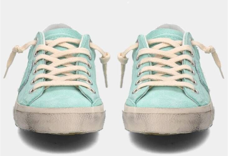 Philippe Model Prsx Lage Top Sneakers Groen Dames