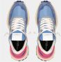 Philippe Model Blauwe Technische Stoffen Sneakers met Suède Inzetstukken Blue Dames - Thumbnail 6