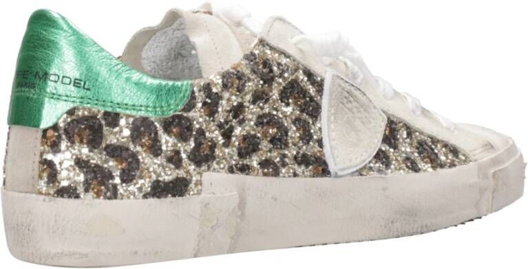 Philippe Model Glitterende Clubbing Sneakers Meerkleurig Dames