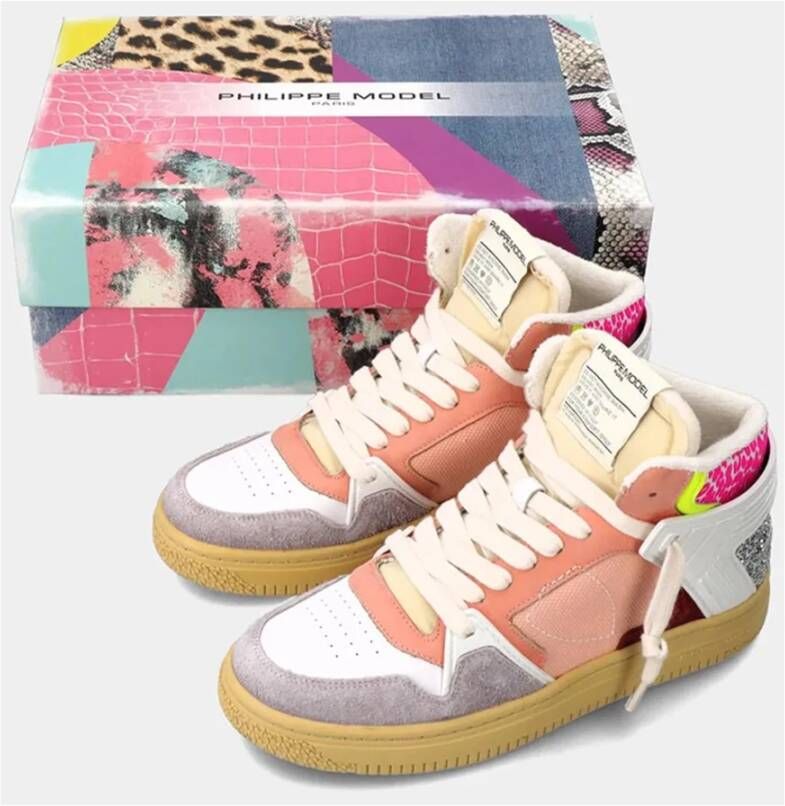 Philippe Model Innovatieve MultiColour Sneakers Meerkleurig Dames