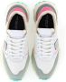 Philippe Model Vintage Racing Style Sneakers Wit Fuchsia Multicolor Dames - Thumbnail 15