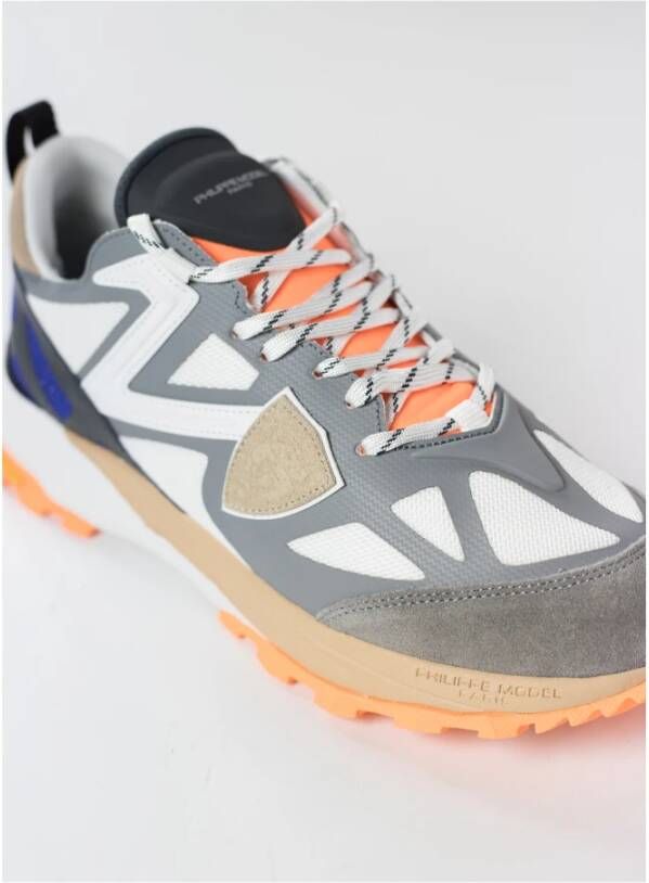 Philippe Model Paris Sneakers met logopatch Grijs - Foto 3