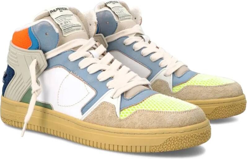 Philippe Model Innovatieve MultiColour Sneakers Meerkleurig Heren
