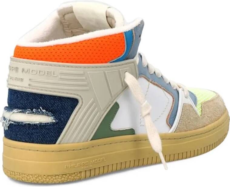 Philippe Model Innovatieve MultiColour Sneakers Meerkleurig Heren