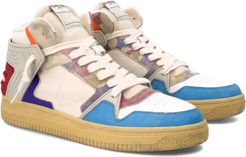 Philippe Model Innovatieve MultiColour Sneakers Meerkleurig Heren