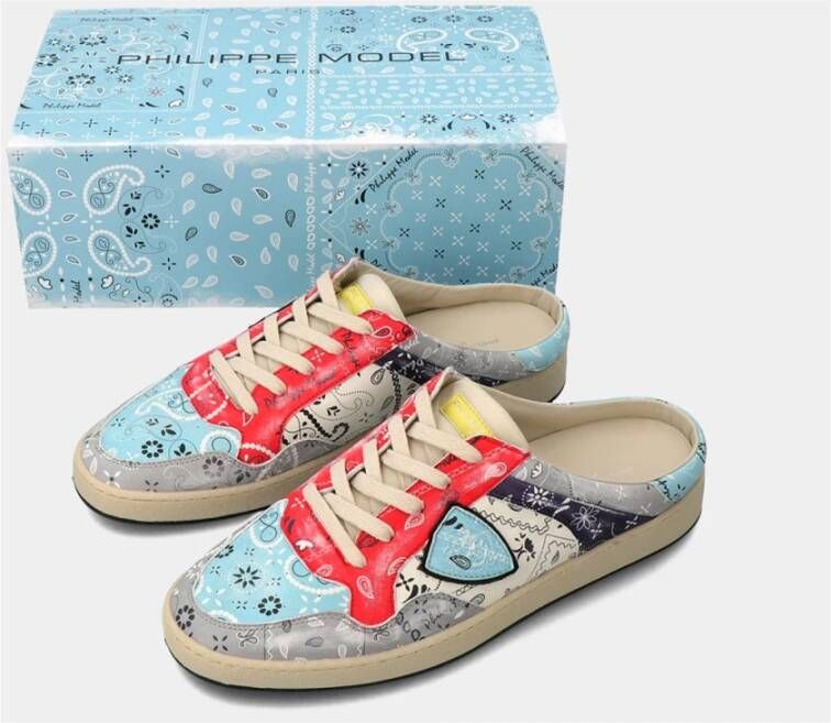 Philippe Model Marais Low Sneaker Surf-geïnspireerde Streetwear Collectie Meerkleurig Heren