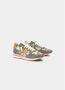 Philippe Model Groene Noos Sneakers met Contrasterend Hiel Detail Green Heren - Thumbnail 3