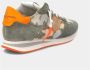 Philippe Model Groene Noos Sneakers met Contrasterend Hiel Detail Green Heren - Thumbnail 15