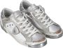 Philippe Model Sneakers met glitter en dierenprint Gray Dames - Thumbnail 4