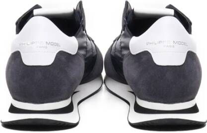 Philippe Model Sneakers met paneelontwerp Blue Heren