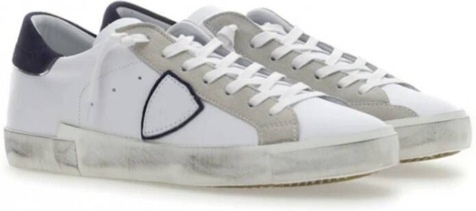 Philippe Model Sneakers met vintage-geïnspireerd ontwerp White Heren