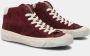 Philippe Model Vintage Bordeaux Leren Sneakers Rood Dames - Thumbnail 2