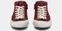 Philippe Model Vintage Bordeaux Leren Sneakers Rood Dames - Thumbnail 3