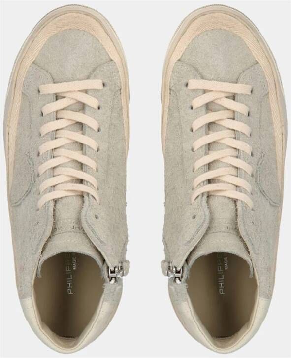 Philippe Model Mid Plaisir Sneakers Comfort en Stijl Wit Dames