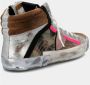Philippe Model Stijlvolle Army Green High-Top Sneakers Multicolor Dames - Thumbnail 5
