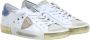 Philippe Model Italiaanse Sneakers met Contrasterend Hiel Detail White Dames - Thumbnail 6