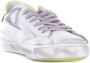 Philippe Model Leren Vetersneakers met Handtekeningembleem White Heren - Thumbnail 20