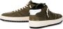 Philippe Model Stijlvolle Mid-Top Schoenen Green Heren - Thumbnail 5