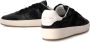 Philippe Model Zwarte leren sneakers met suède inzetstukken Black Heren - Thumbnail 11