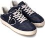PHILIPPE MODEL Lage Sneakers Heren Nice Low Man Maat: 42 Materiaal: Suède Kleur: Blauw - Thumbnail 6