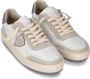 Philippe Model Geperforeerde kalfsleren sneakers Wit Lila White Dames - Thumbnail 7